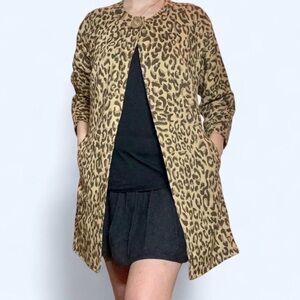 Chic Leopard Print Women's Cape